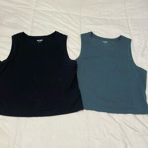 Lot of 2 BesTee tanks old navy